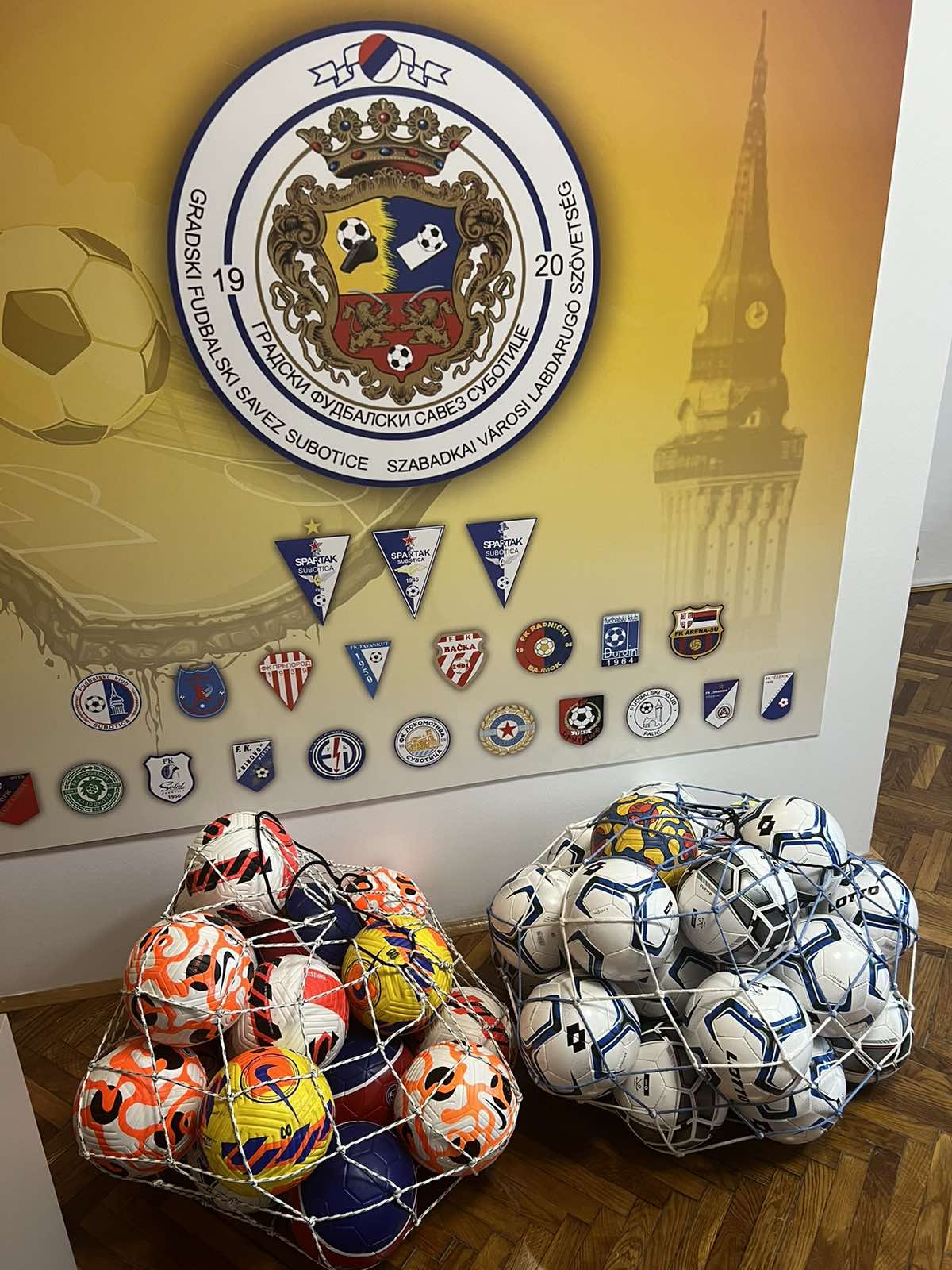 Pomoć klubovima GFL i PFL Subotica
